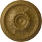 Ekena Millwork Stockport Ceiling Medallion (Fits Canopies up to 6 1/4"), Hand-Painted Gold, 28"OD x 2 3/4"P CM28STGLS - alternate 1